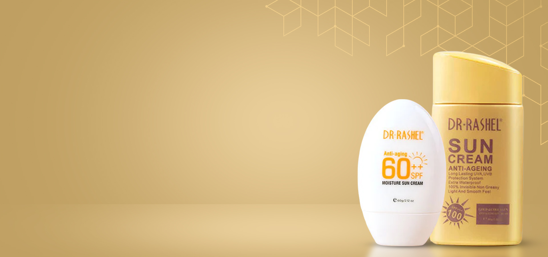 Sun Cream Duo: 60g & 80g Anti-Aging